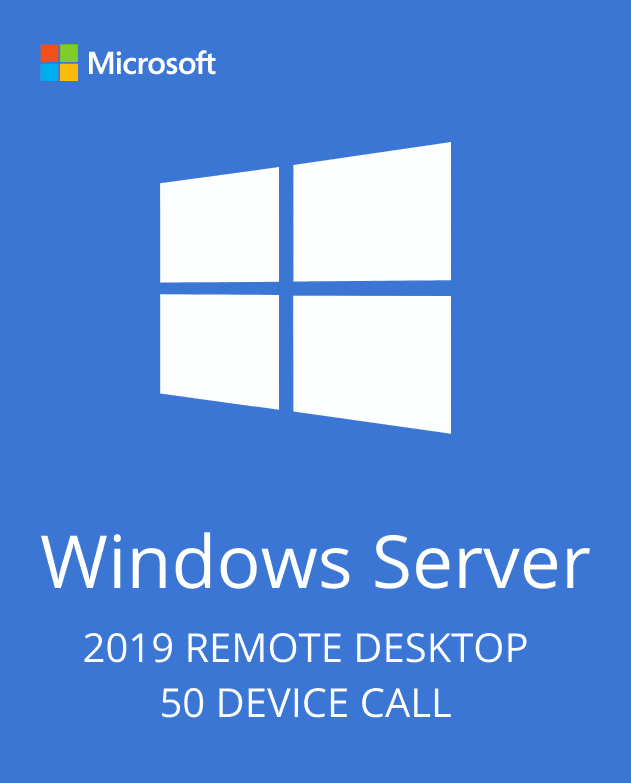 WINDOWS SERVER 2019 REMOTE DESKTOP SERVICES – 50 DEVICE CALS CERTIFICATE